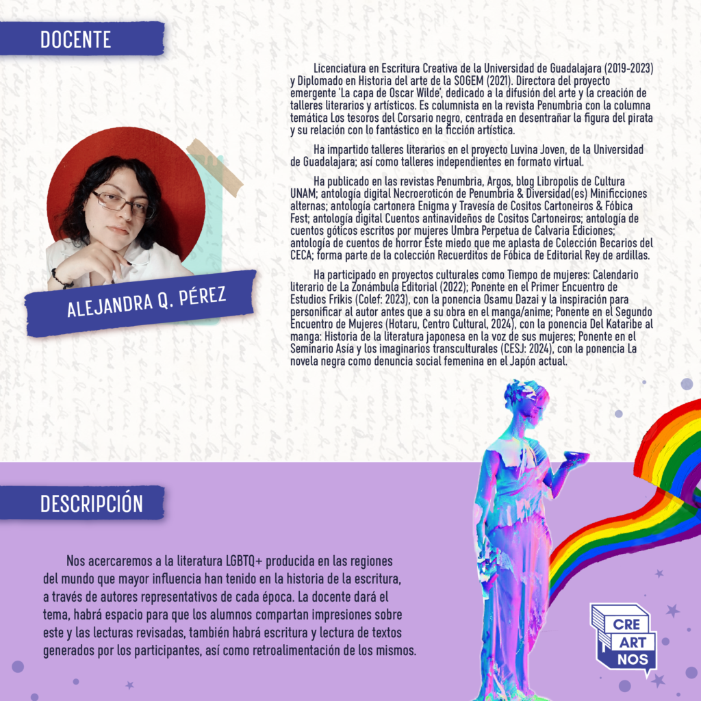 taller de literatura LGBTQ+