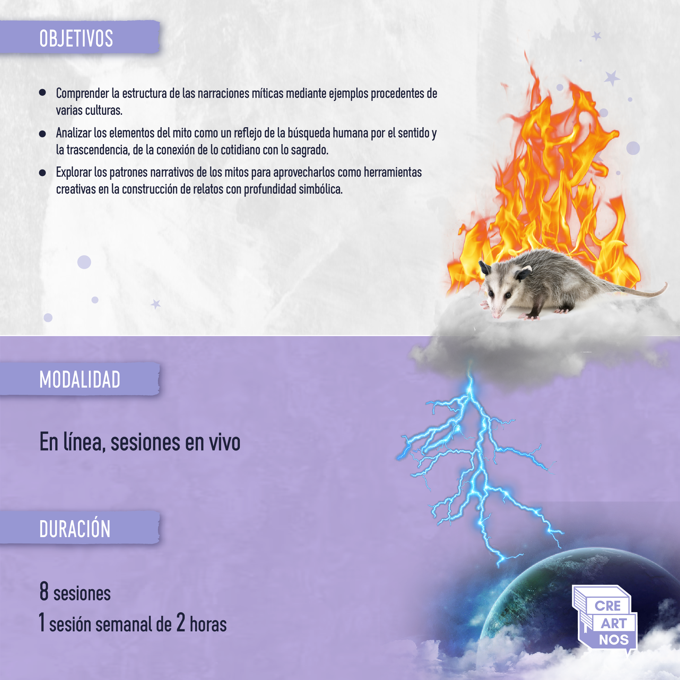 Curso online de Mitología en Creartnos