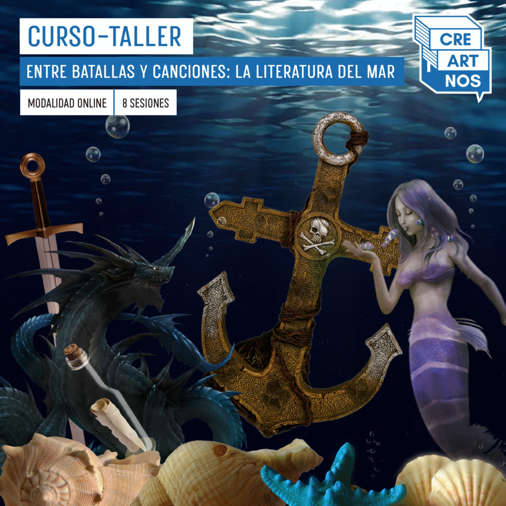Curso taller online en creartnos La literatura del mar