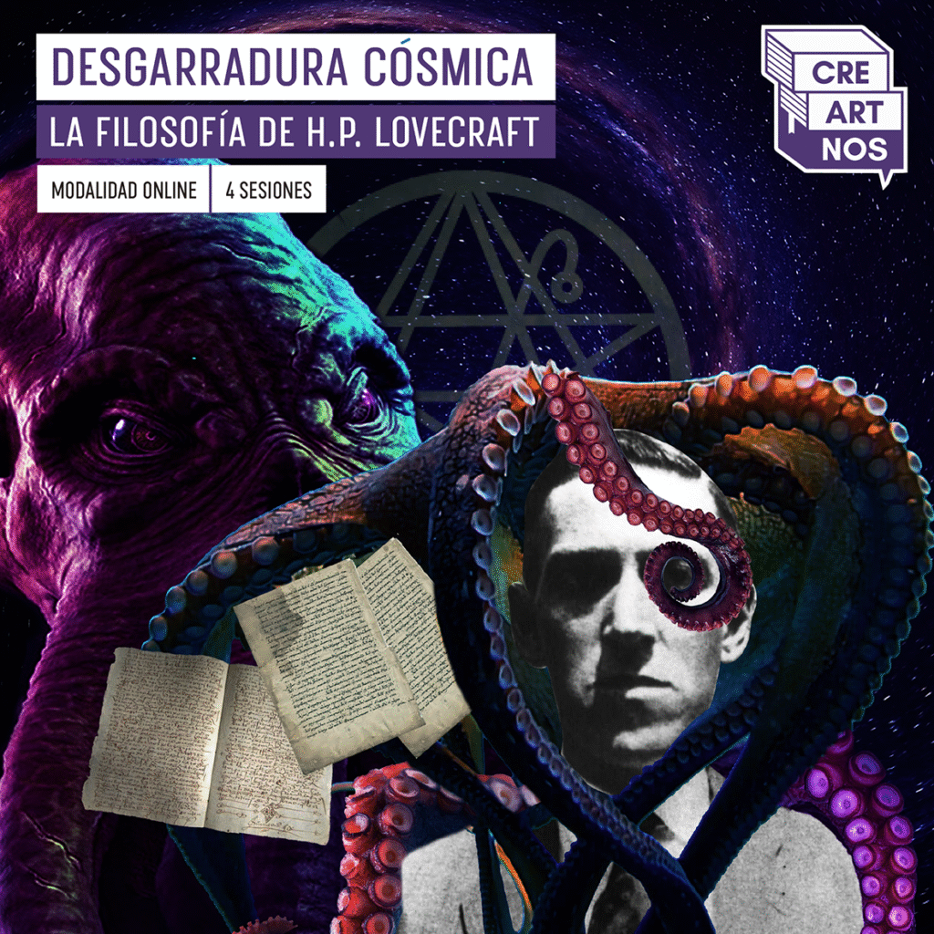 curso online en creartnos filosofía de HP Lovecraft